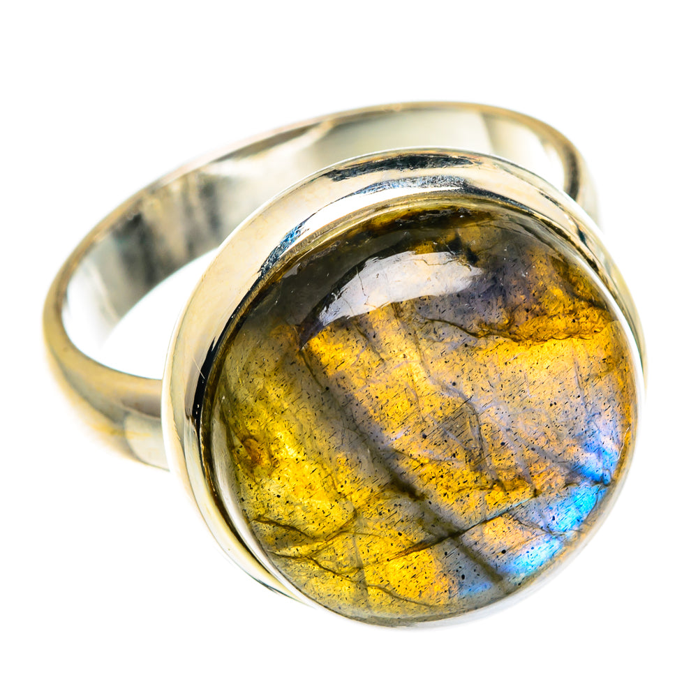 Labradorite Rings handcrafted by Ana Silver Co - RING83063