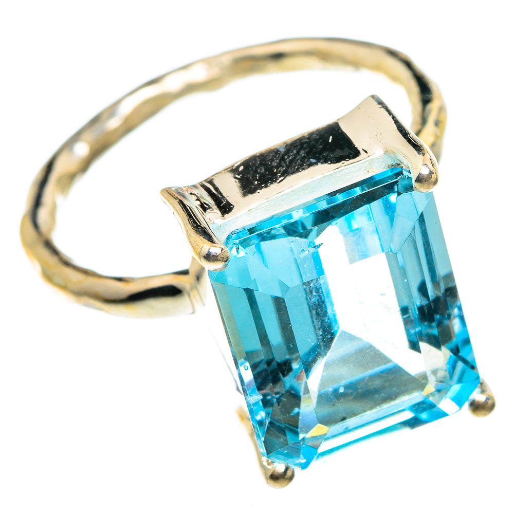 Blue Topaz Rings handcrafted by Ana Silver Co - RING83065