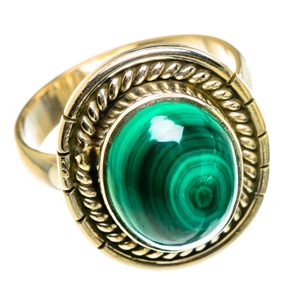 Malachite Rings handcrafted by Ana Silver Co - RING83069