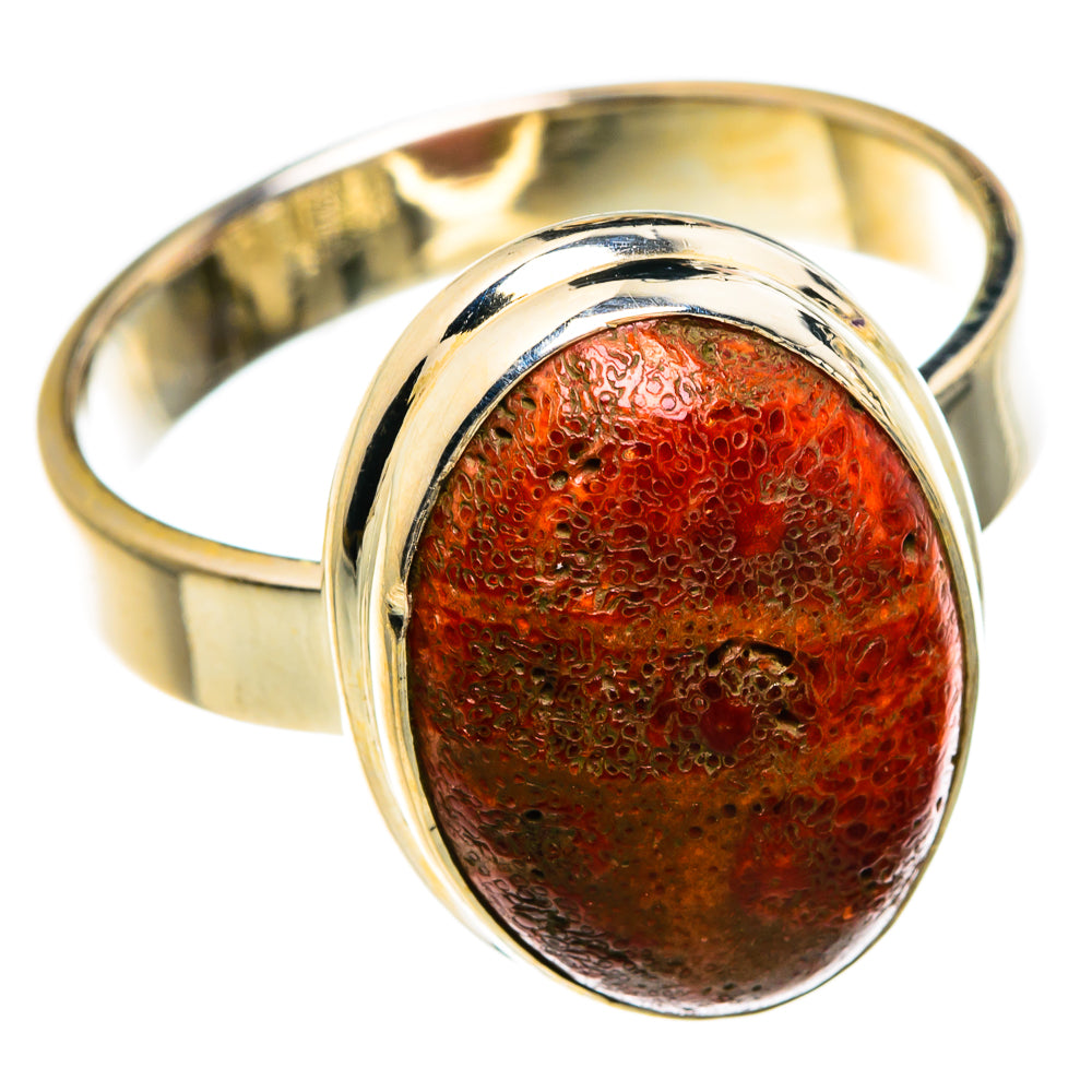 Sponge Coral Rings handcrafted by Ana Silver Co - RING83074
