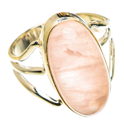 Rose Quartz Rings handcrafted by Ana Silver Co - RING83078