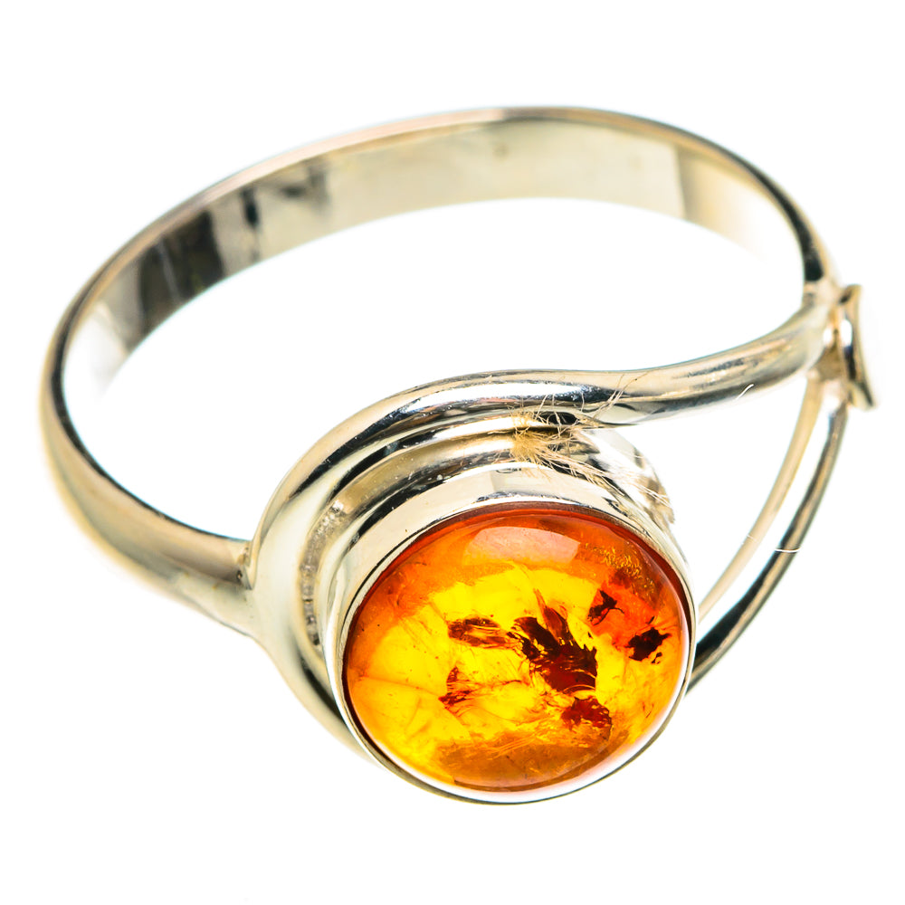 Baltic Amber Rings handcrafted by Ana Silver Co - RING83109