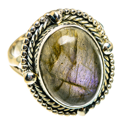 Labradorite Rings handcrafted by Ana Silver Co - RING83113