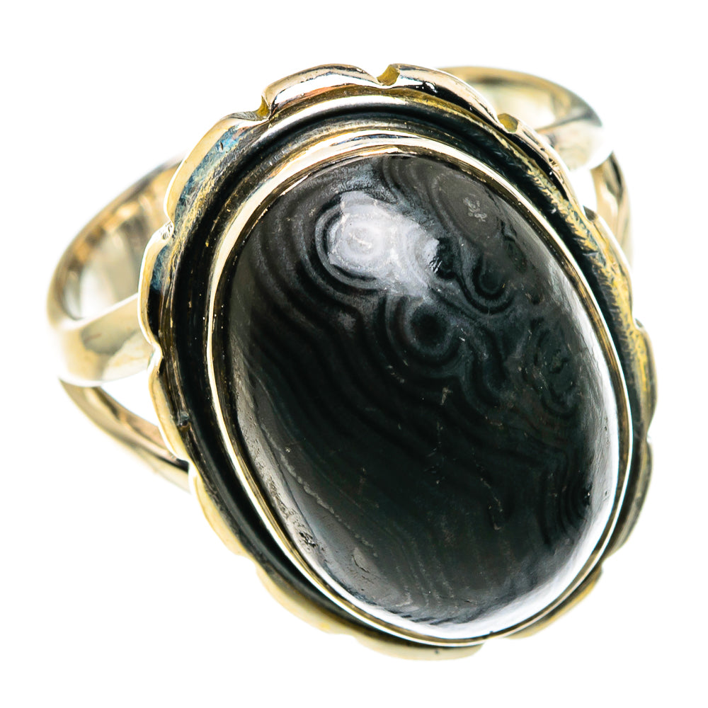 Psilomelane Rings handcrafted by Ana Silver Co - RING83115