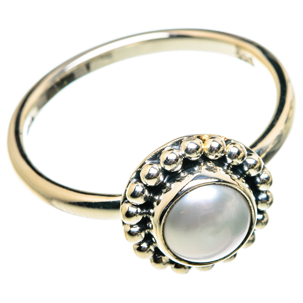 Cultured Pearl Rings handcrafted by Ana Silver Co - RING83120