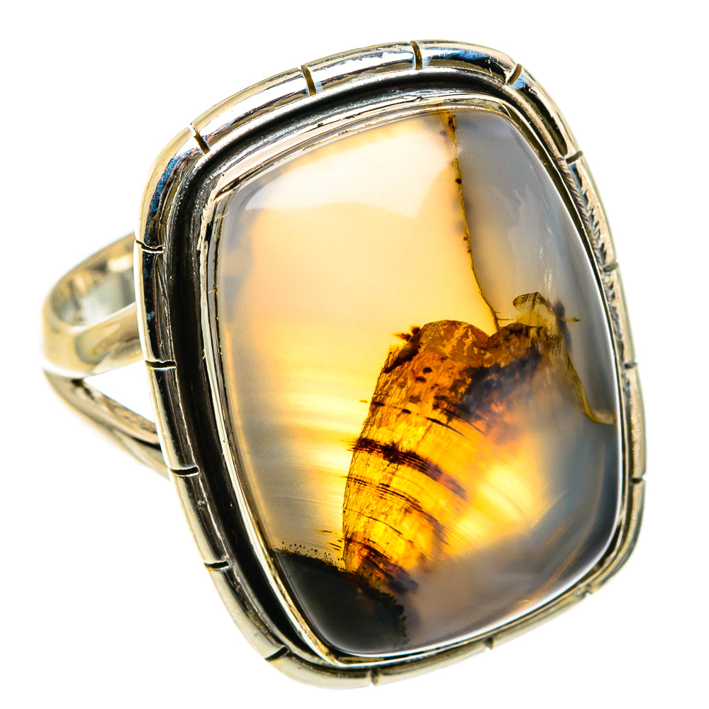 Montana Agate Rings handcrafted by Ana Silver Co - RING83148