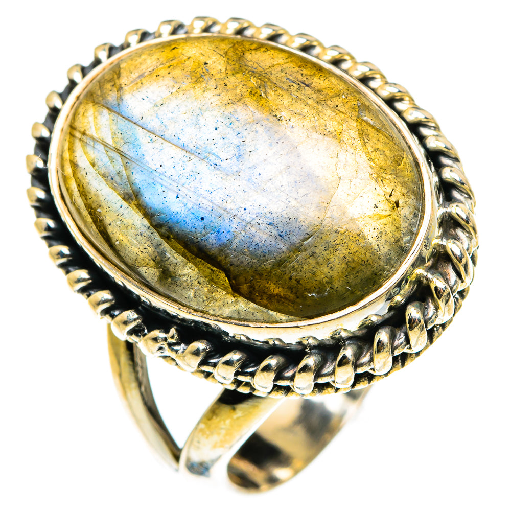 Labradorite Rings handcrafted by Ana Silver Co - RING83160