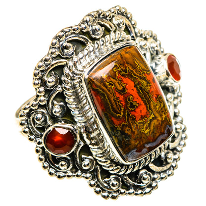 Moroccan Agate Rings handcrafted by Ana Silver Co - RING83166