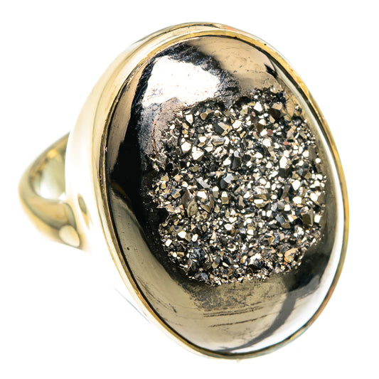 Metallic Druzy Rings handcrafted by Ana Silver Co - RING83181