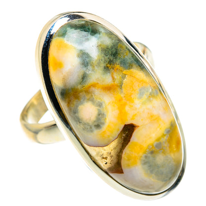 Ocean Jasper Rings handcrafted by Ana Silver Co - RING83199
