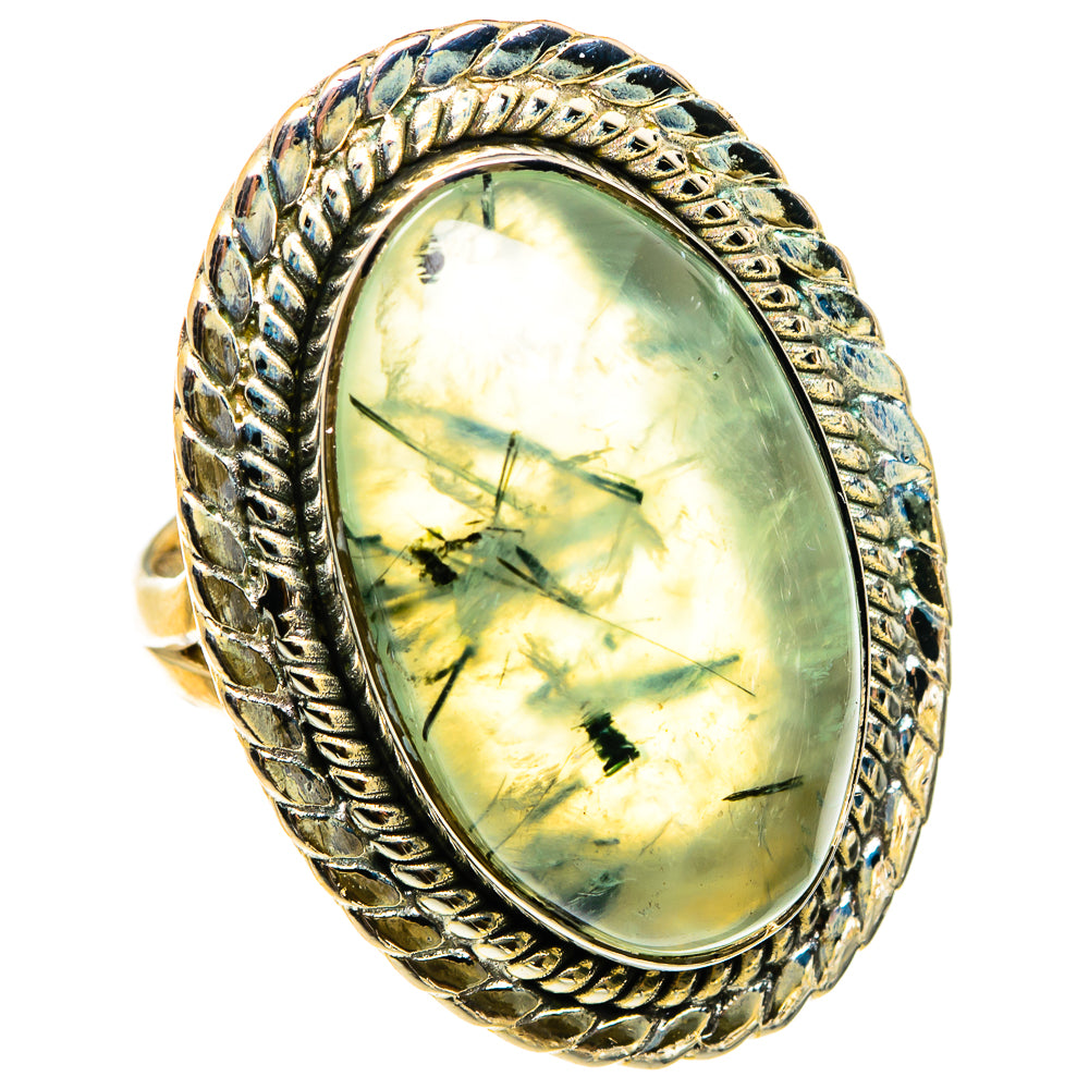 Prehnite Rings handcrafted by Ana Silver Co - RING83200