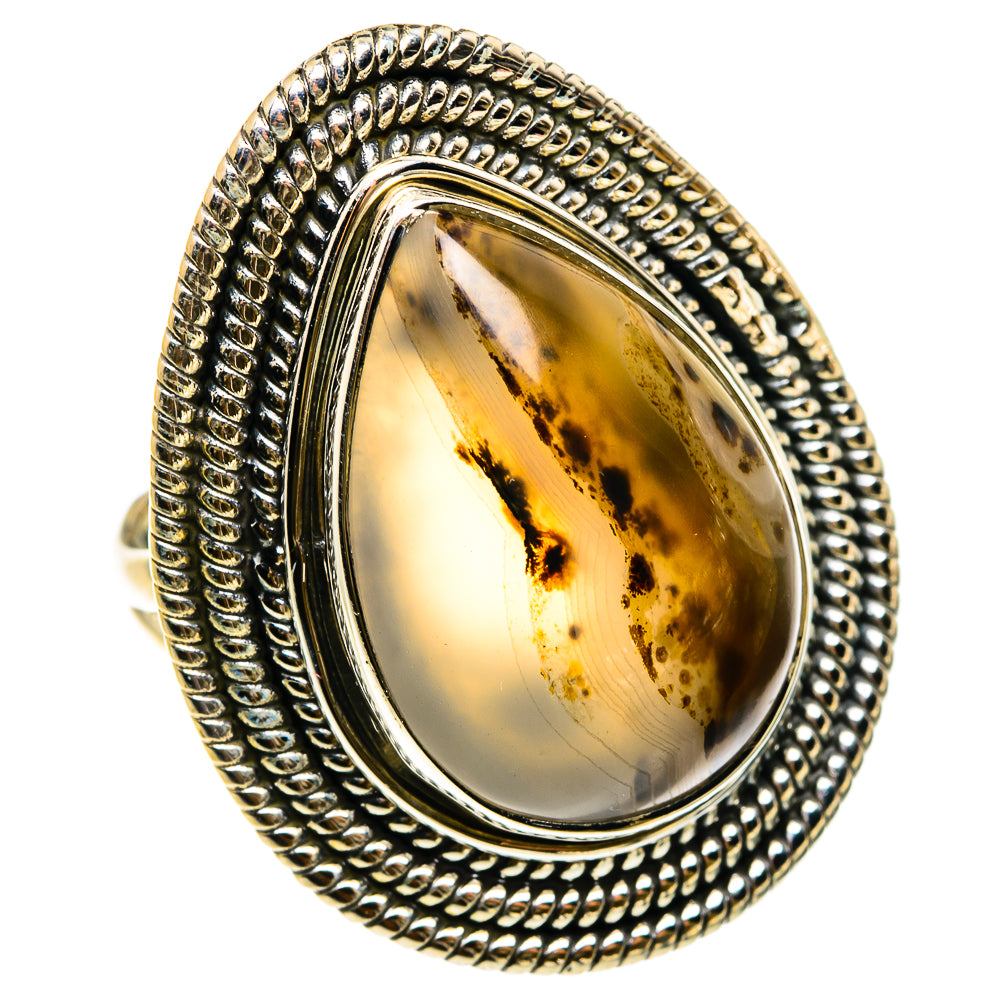 Montana Agate Rings handcrafted by Ana Silver Co - RING83205