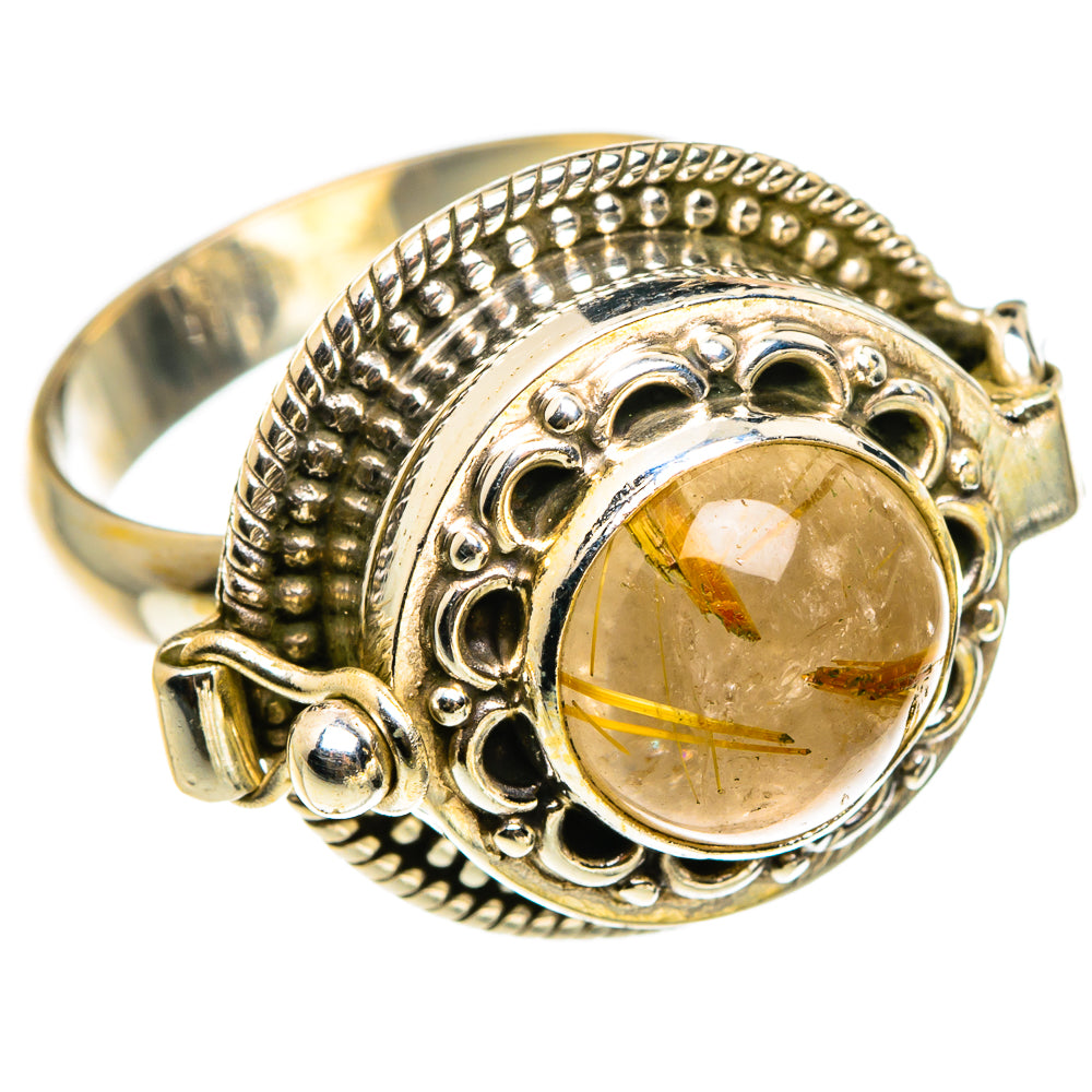 Rutilated Quartz Rings handcrafted by Ana Silver Co - RING83214