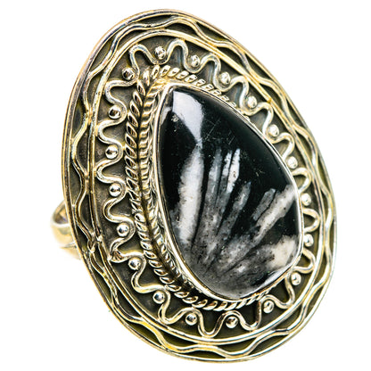Chrysanthemum Stone Rings handcrafted by Ana Silver Co - RING83215