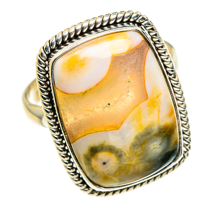 Ocean Jasper Rings handcrafted by Ana Silver Co - RING83223