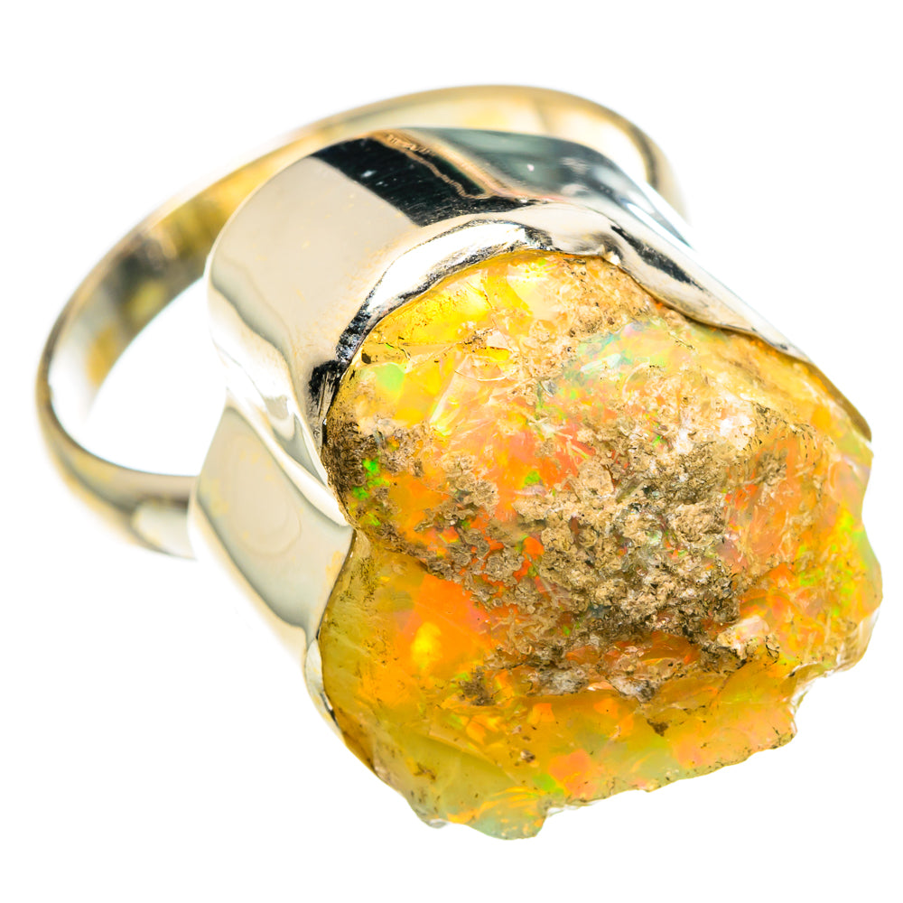 Ethiopian Opal Rings handcrafted by Ana Silver Co - RING83225