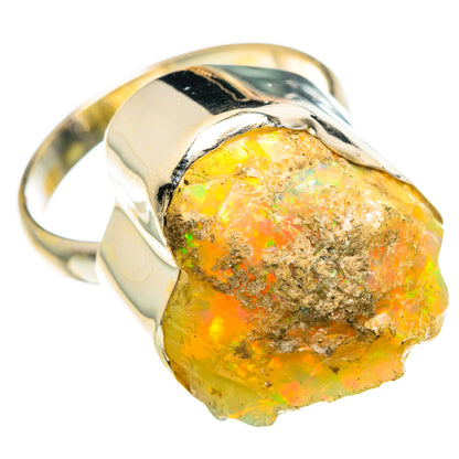 Ethiopian Opal Rings handcrafted by Ana Silver Co - RING83225