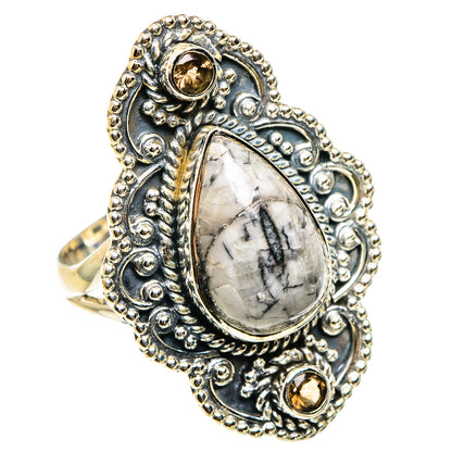 Orthoceras Fossil Rings handcrafted by Ana Silver Co - RING83228