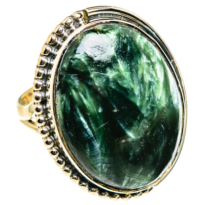 Seraphinite Rings handcrafted by Ana Silver Co - RING83244