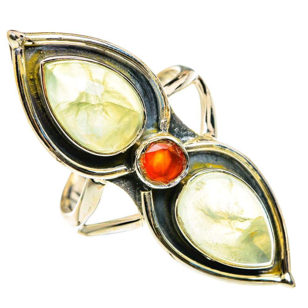 Prehnite Rings handcrafted by Ana Silver Co - RING83245