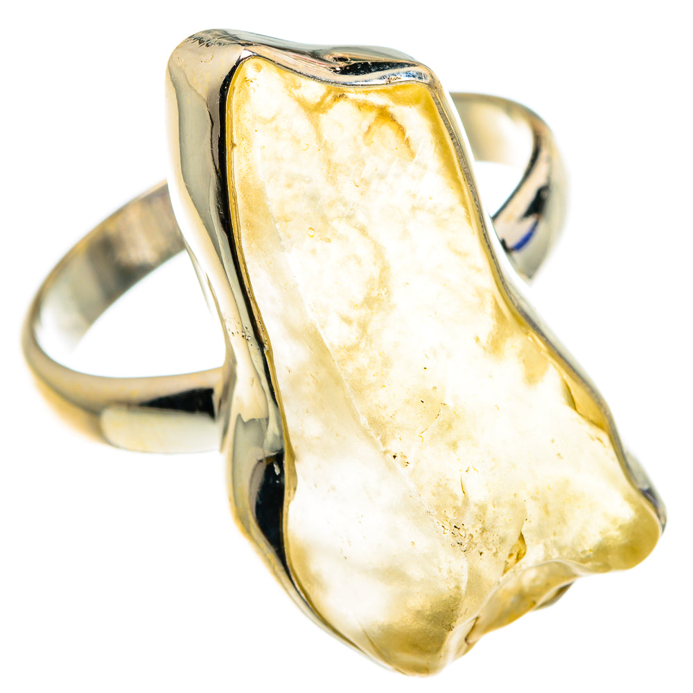 Libyan Glass Rings handcrafted by Ana Silver Co - RING83251