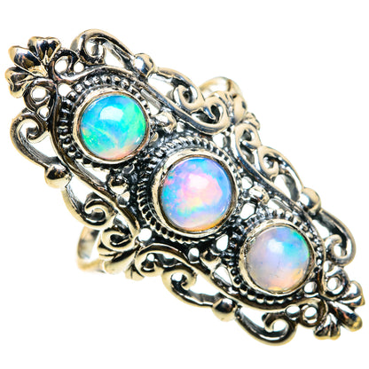 Ethiopian Opal Rings handcrafted by Ana Silver Co - RING83259