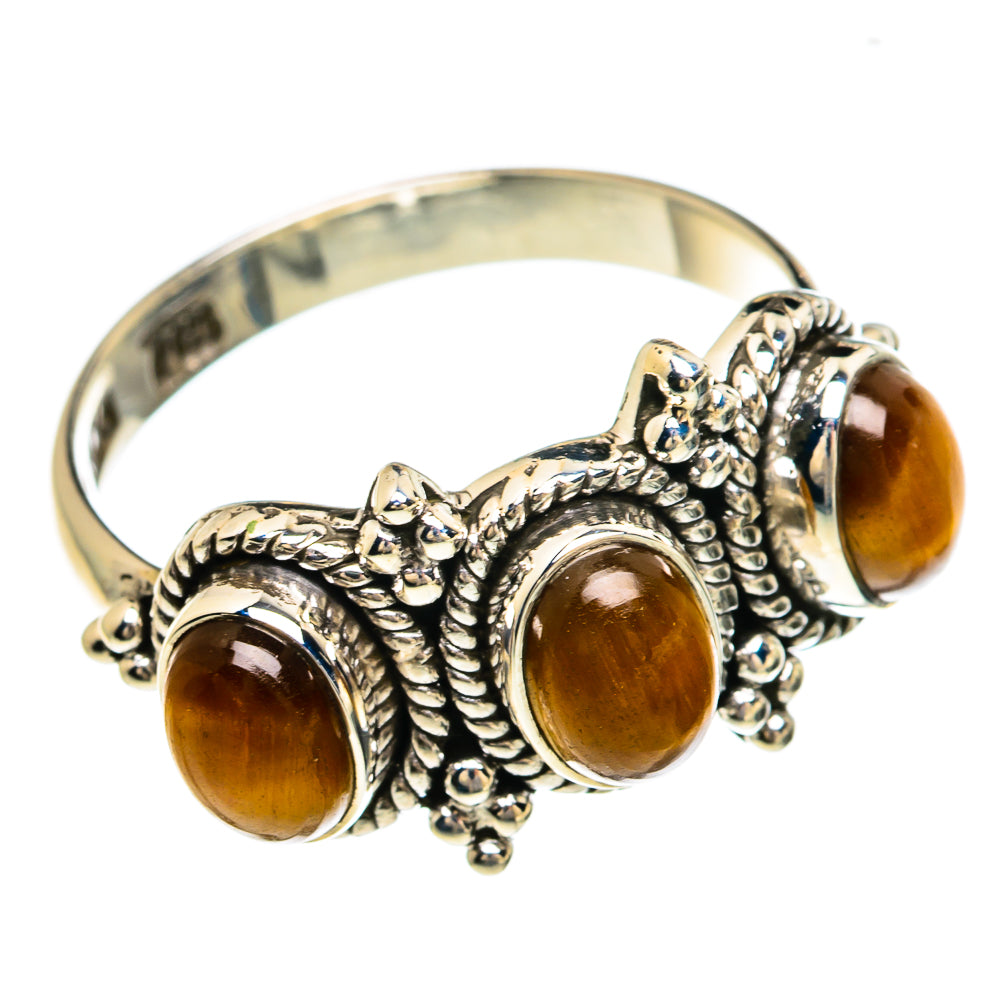 Tiger Eye Rings handcrafted by Ana Silver Co - RING83276