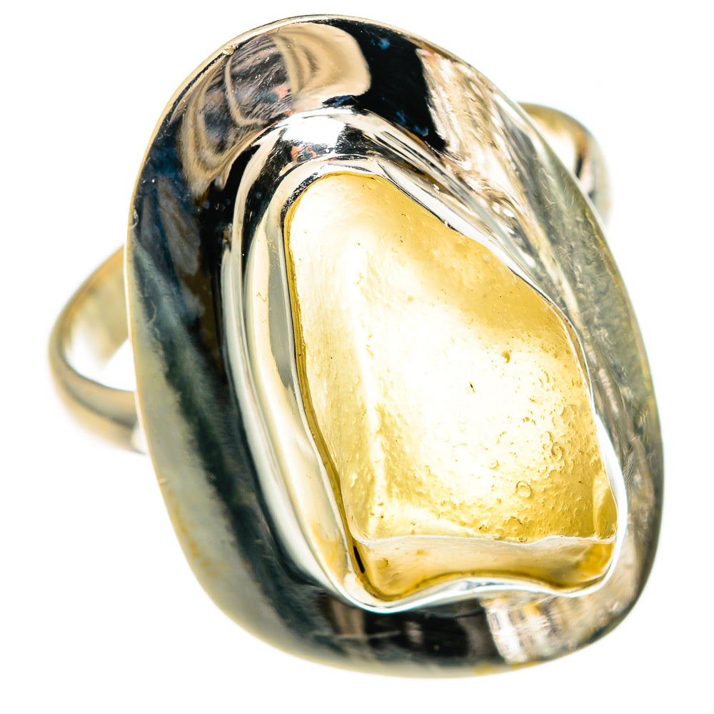 Libyan Glass Rings handcrafted by Ana Silver Co - RING83278