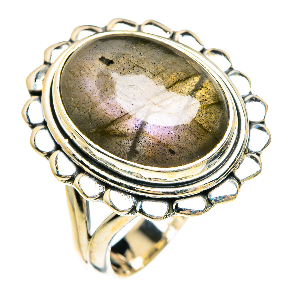 Labradorite Rings handcrafted by Ana Silver Co - RING83284