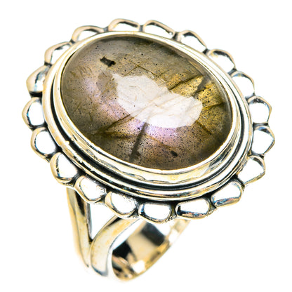Labradorite Rings handcrafted by Ana Silver Co - RING83284