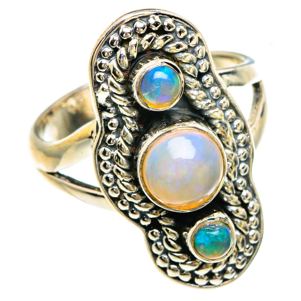 Ethiopian Opal Rings handcrafted by Ana Silver Co - RING83294