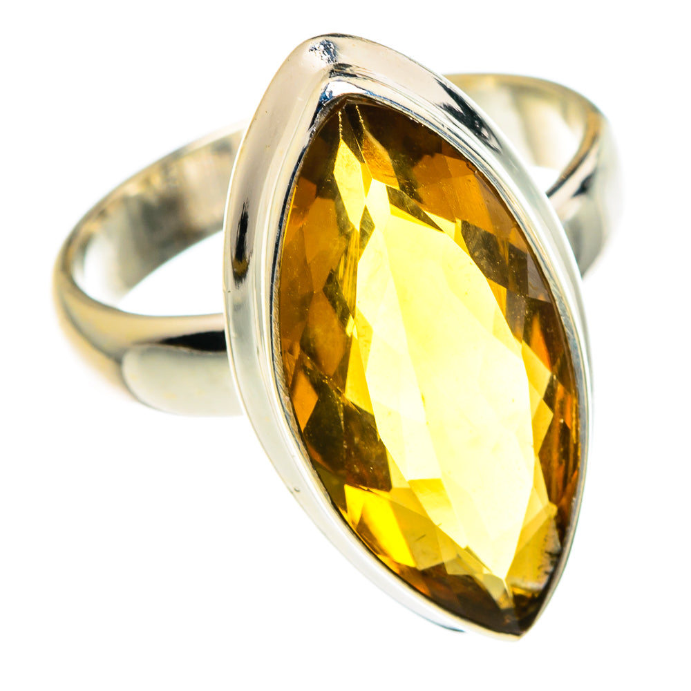 Mandarin Citrine Rings handcrafted by Ana Silver Co - RING83315