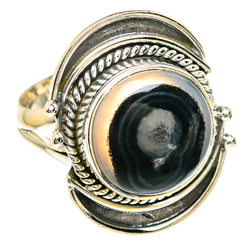 Psilomelane Rings handcrafted by Ana Silver Co - RING83324