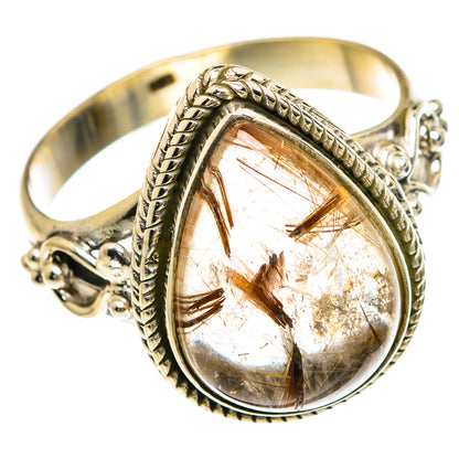 Rutilated Quartz Rings handcrafted by Ana Silver Co - RING83326
