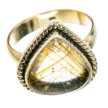 Rutilated Quartz Rings handcrafted by Ana Silver Co - RING83327