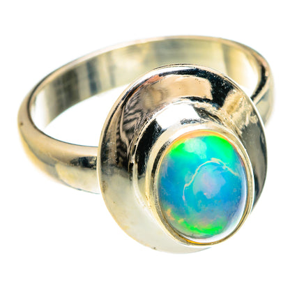Ethiopian Opal Rings handcrafted by Ana Silver Co - RING83333