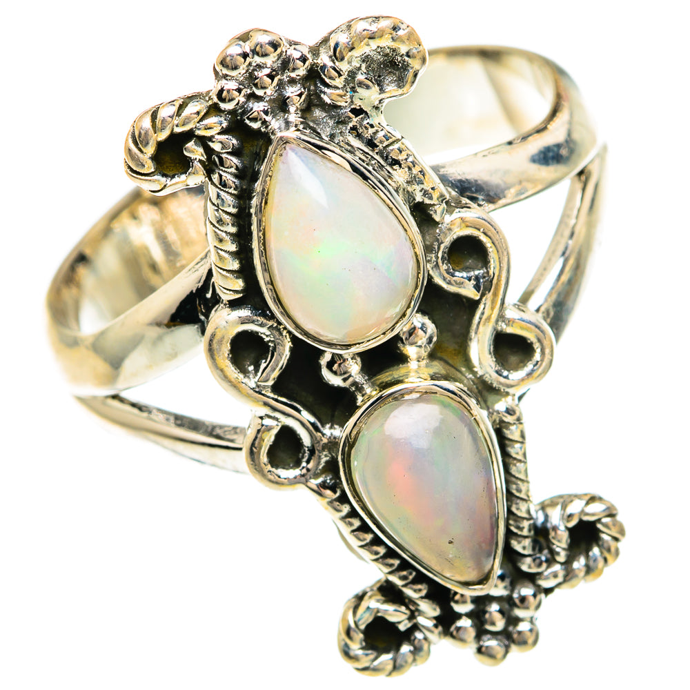 Ethiopian Opal Rings handcrafted by Ana Silver Co - RING83334