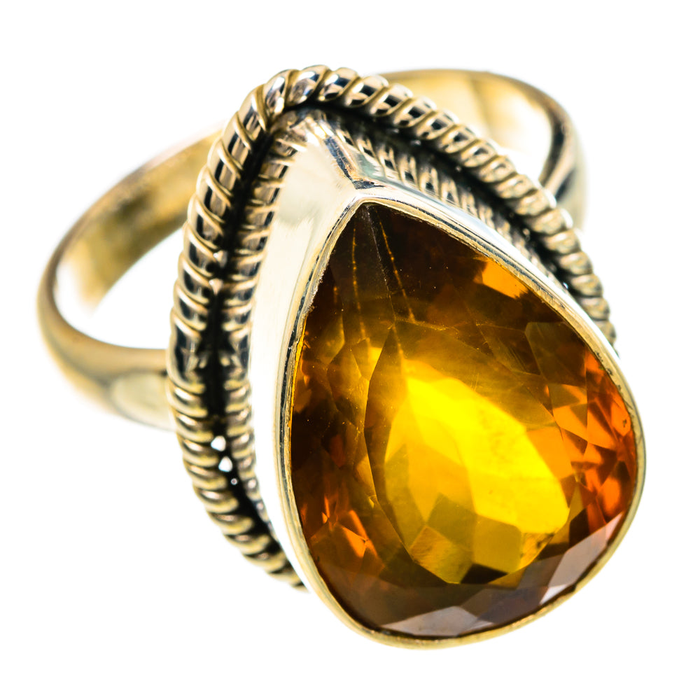 Mandarin Citrine Rings handcrafted by Ana Silver Co - RING83351