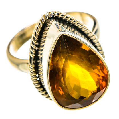 Mandarin Citrine Rings handcrafted by Ana Silver Co - RING83351