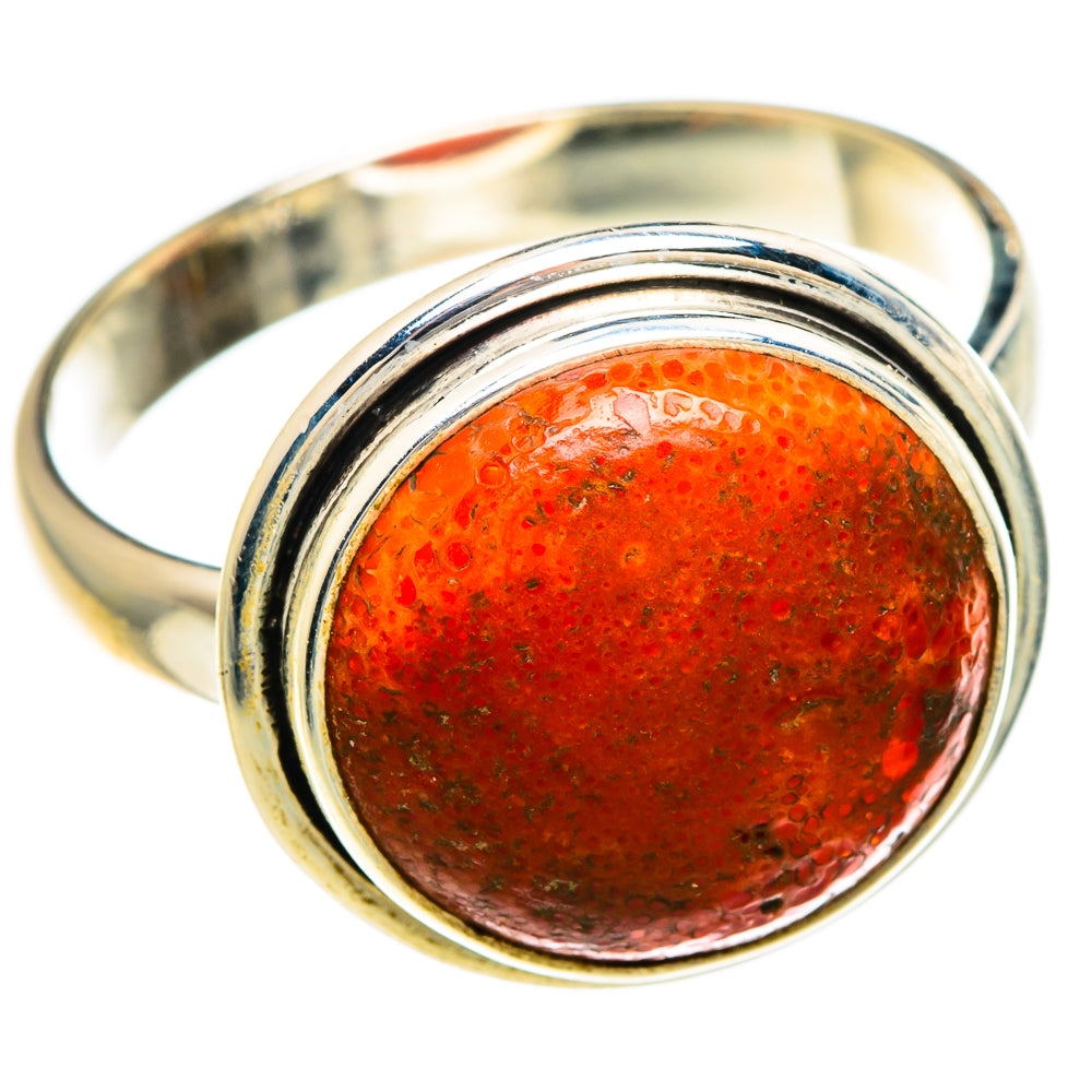 Sponge Coral Rings handcrafted by Ana Silver Co - RING83352 - Photo 2