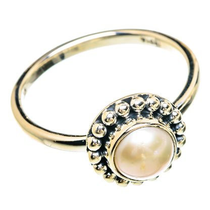 Cultured Pearl Rings handcrafted by Ana Silver Co - RING83363
