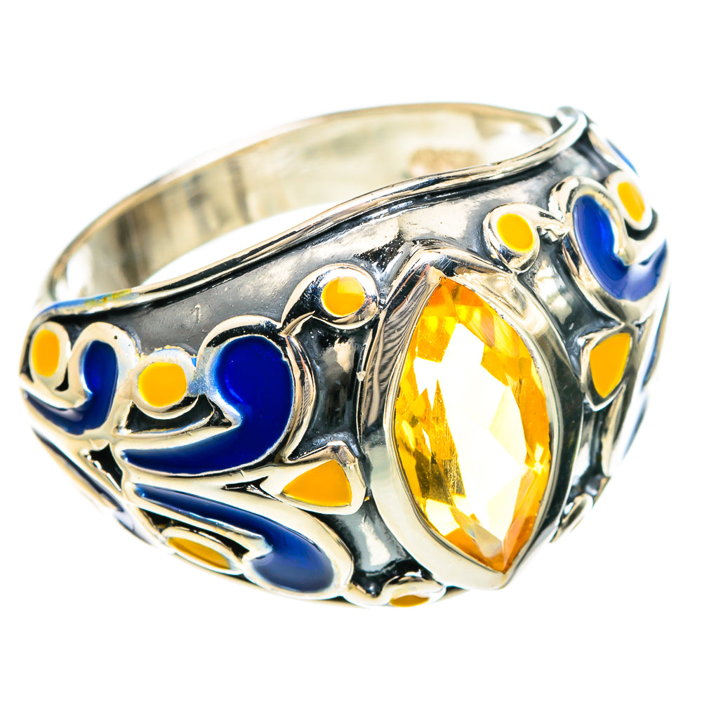 Citrine Rings handcrafted by Ana Silver Co - RING83366