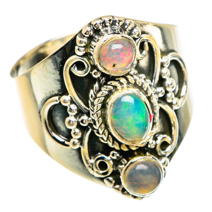 Ethiopian Opal Rings handcrafted by Ana Silver Co - RING83368