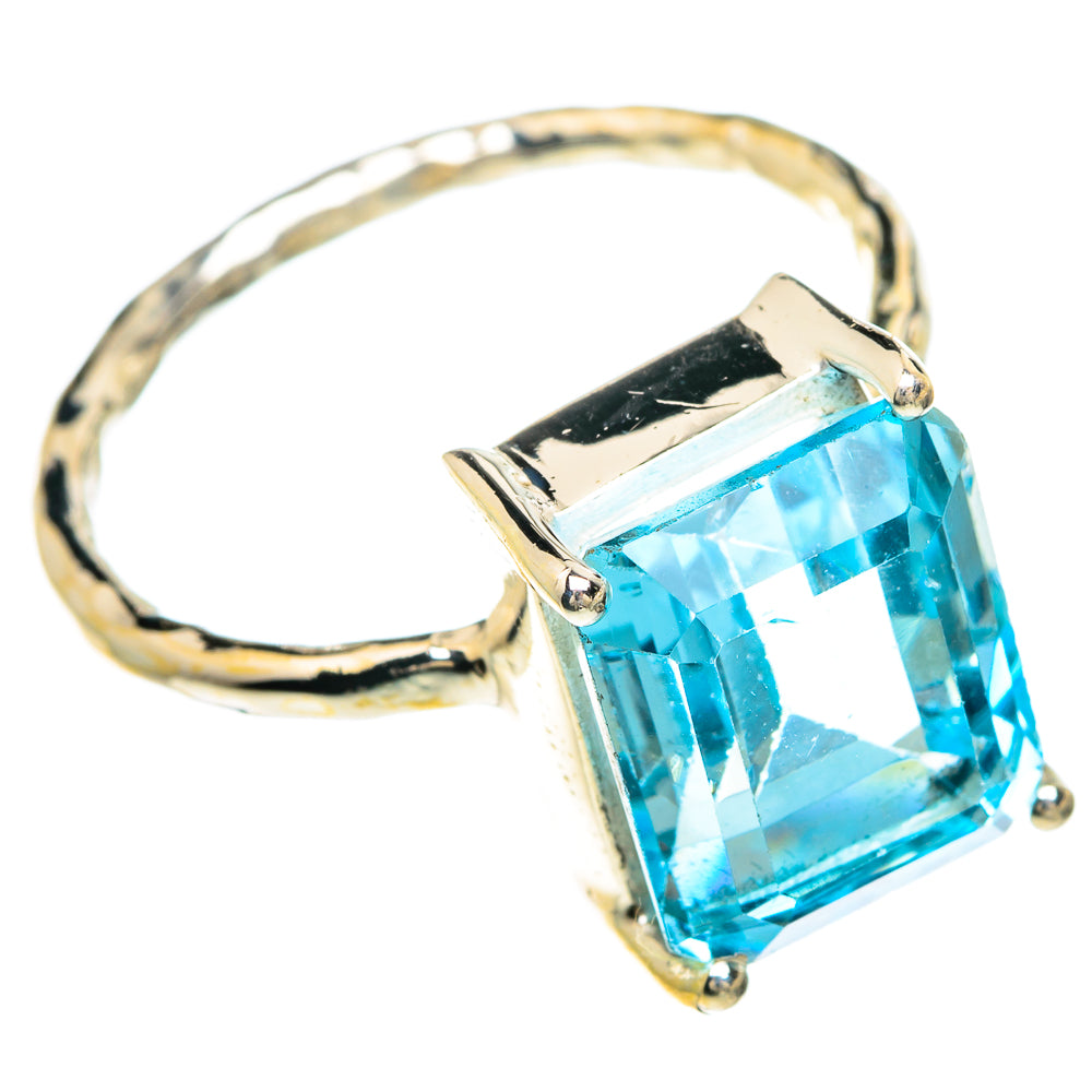 Blue Topaz Rings handcrafted by Ana Silver Co - RING83369