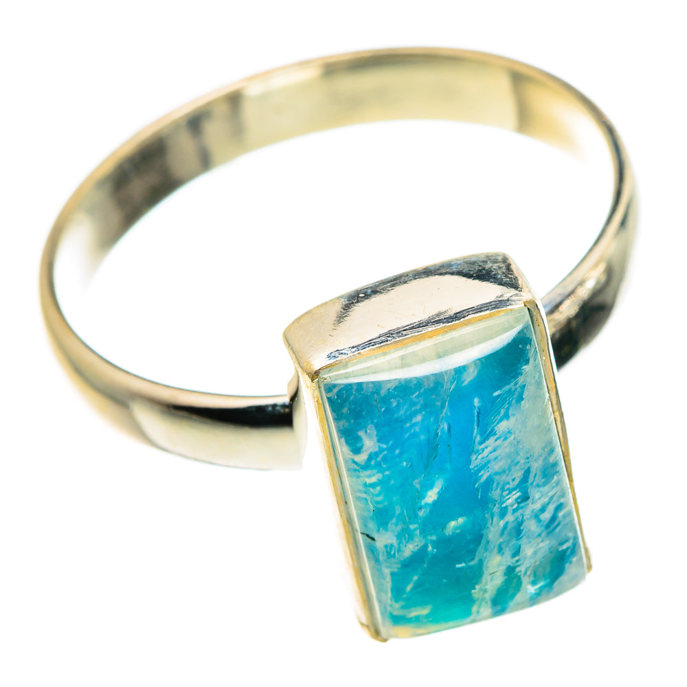 Rainbow Moonstone Rings handcrafted by Ana Silver Co - RING83375