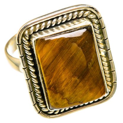 Tiger Eye Rings handcrafted by Ana Silver Co - RING83379