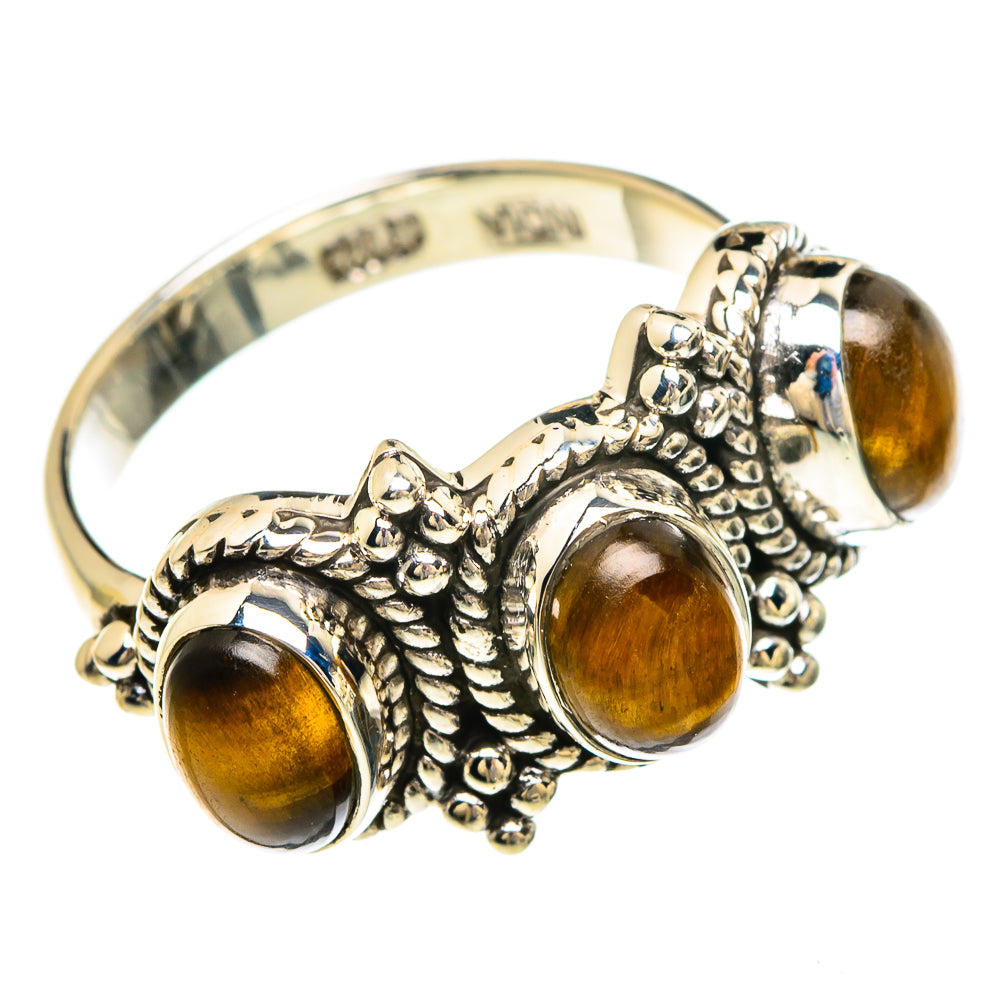 Tiger Eye Rings handcrafted by Ana Silver Co - RING83381