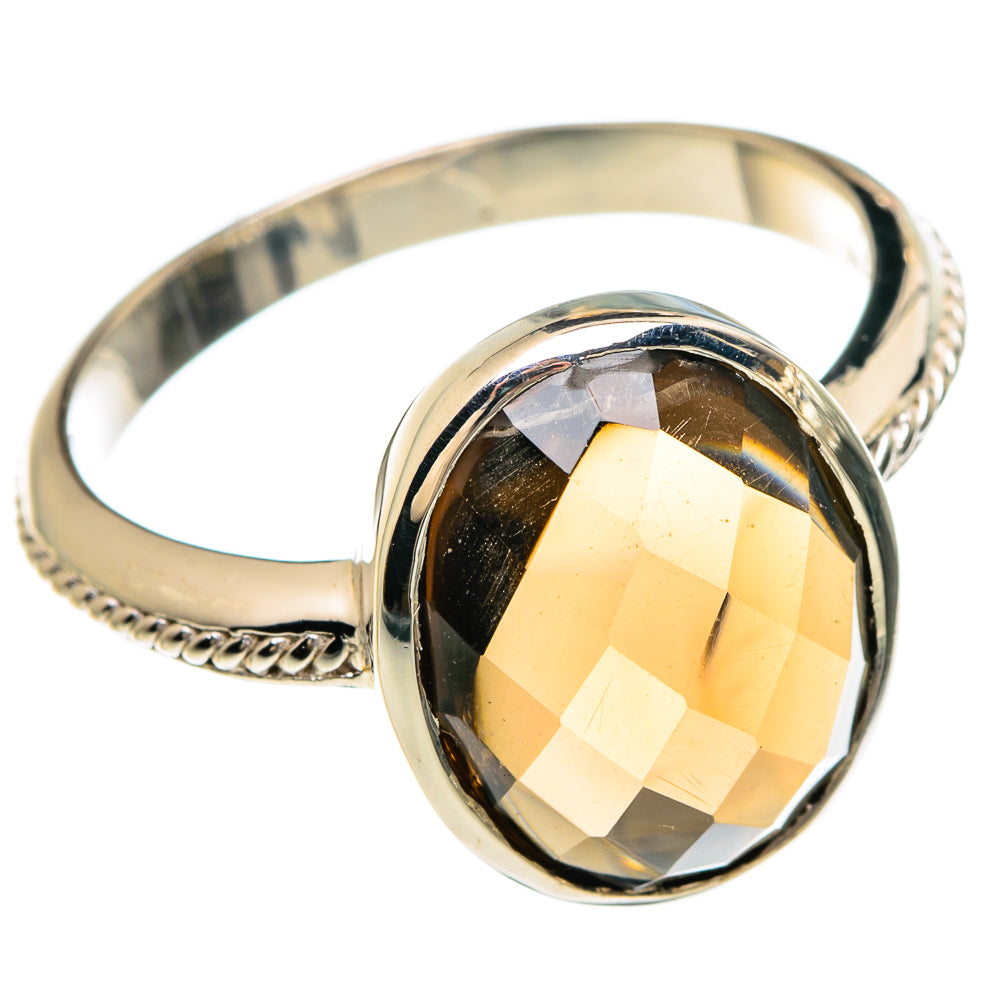 Smoky Quartz Rings handcrafted by Ana Silver Co - RING83382