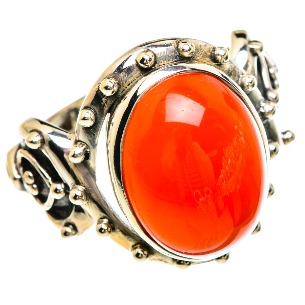 Carnelian Rings handcrafted by Ana Silver Co - RING83388