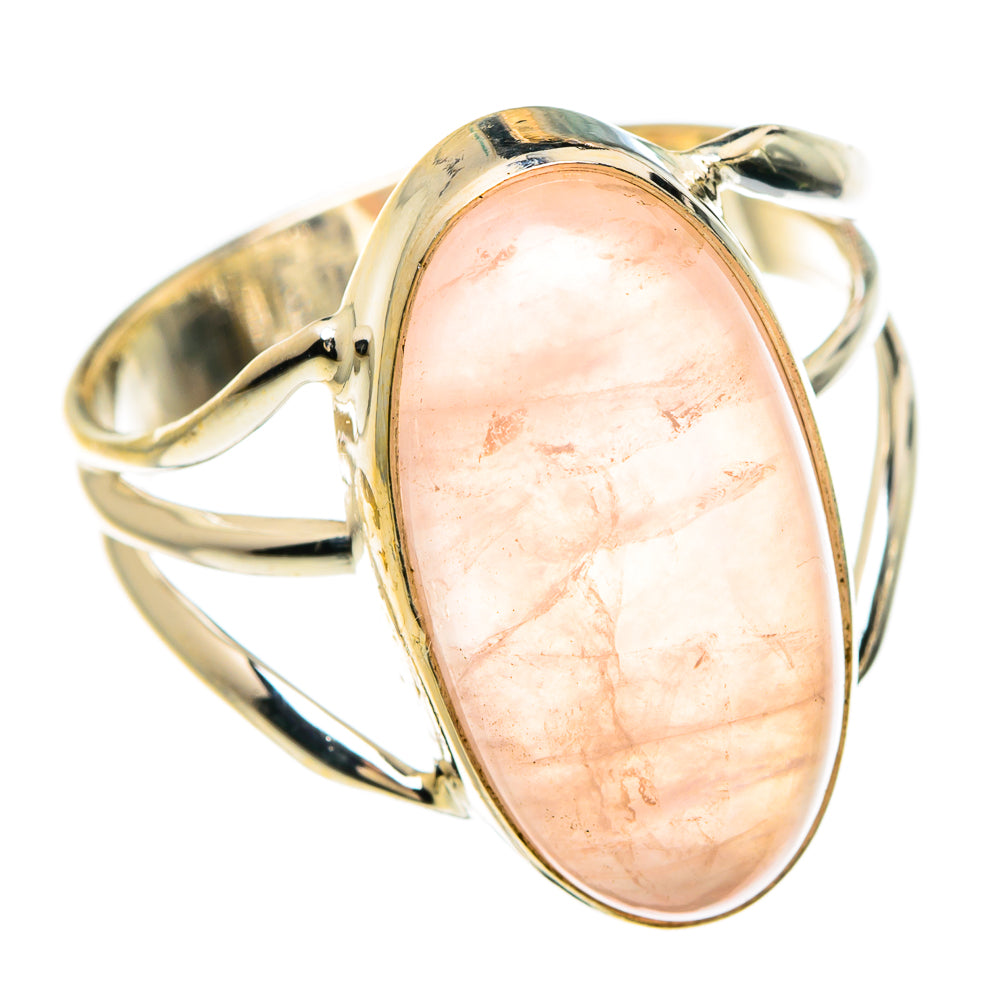 Rose Quartz Rings handcrafted by Ana Silver Co - RING83390